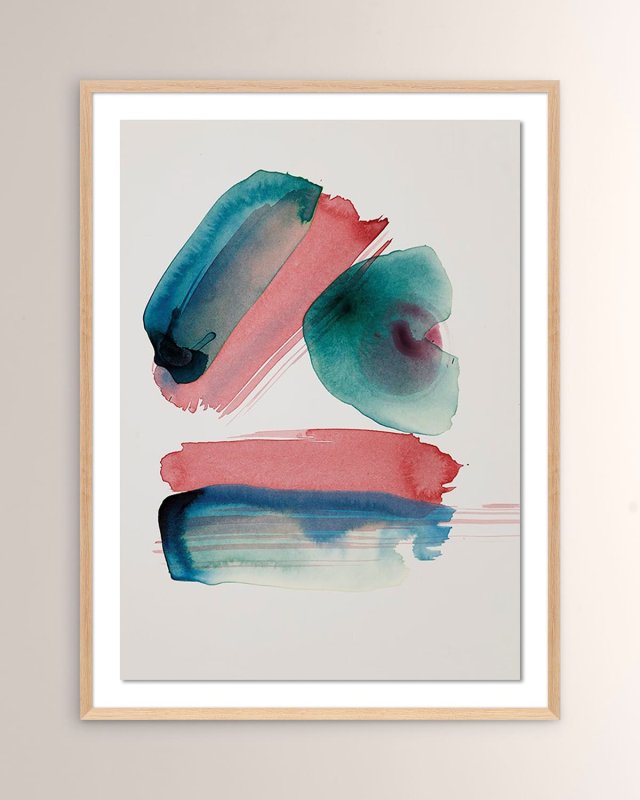 "Primary Connections I" Framed Giclee by Kim Whiteside
